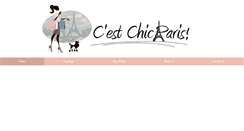 Desktop Screenshot of cestchicparis.com